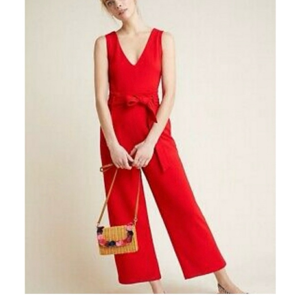 Anthropologie Red Jumpsuit in XS. Never worn